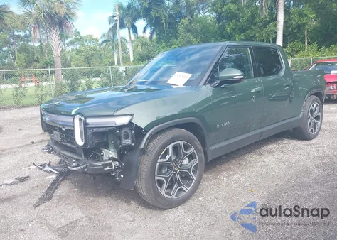 2025 Rivian R1T Adventure Dual Motor Large Pack/Adventure Dual Motor Max Pack из США, поврежденный, VIN 7FCTGBAA1SN040471